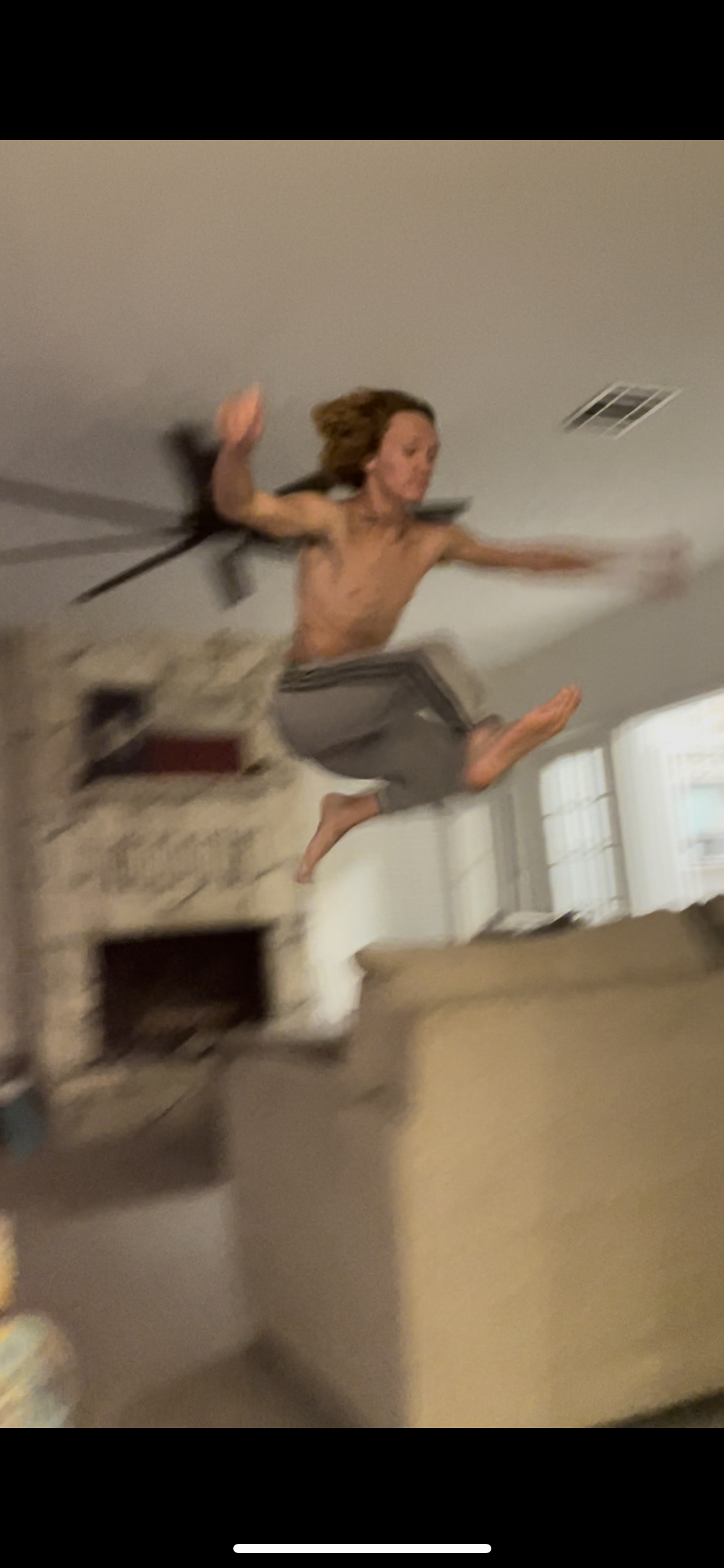 High Quality Jumping ginger Blank Meme Template