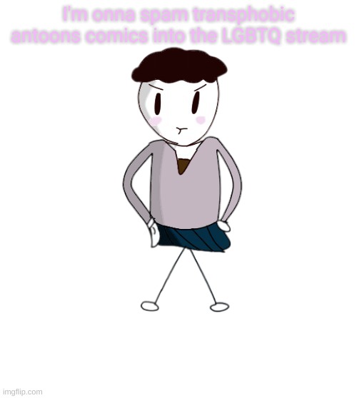 Carlos natsuki | I'm onna spam transphobic antoons comics into the LGBTQ stream | image tagged in carlos natsuki | made w/ Imgflip meme maker