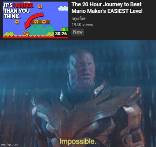 I love shit like this | image tagged in thanos impossible | made w/ Imgflip meme maker