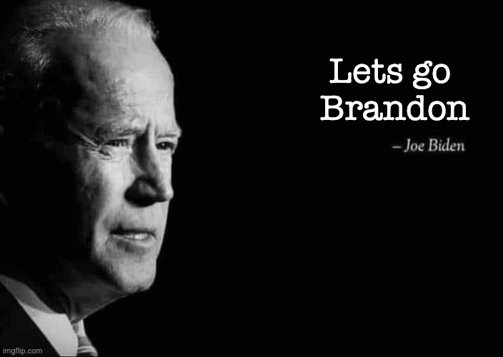 Joe Biden Quote | Lets go 
Brandon | image tagged in joe biden quote | made w/ Imgflip meme maker