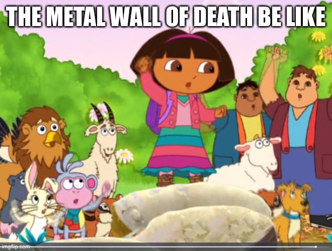 rock dora meme