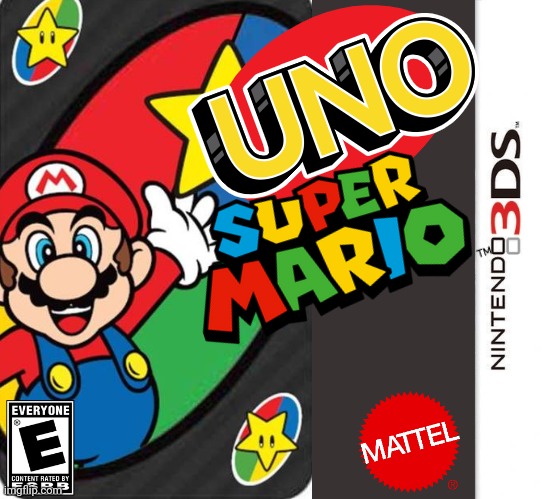 UNO SUPER MARIO FOR 3DS! | image tagged in 3ds,uno,super mario bros | made w/ Imgflip meme maker