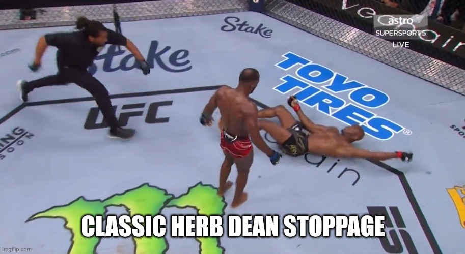 Usman | CLASSIC HERB DEAN STOPPAGE | image tagged in funny memes | made w/ Imgflip meme maker