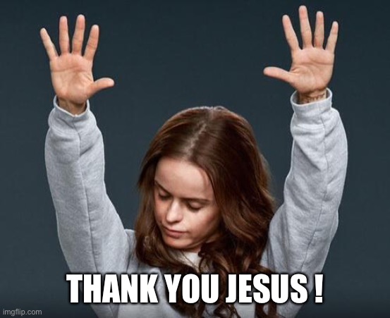 College Football | THANK YOU JESUS ! | image tagged in college football | made w/ Imgflip meme maker
