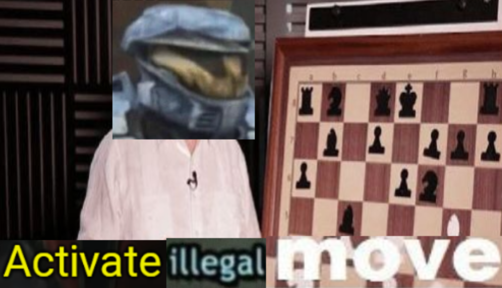 High Quality Activate illegal move Blank Meme Template