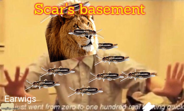 Scar's basement | made w/ Imgflip meme maker