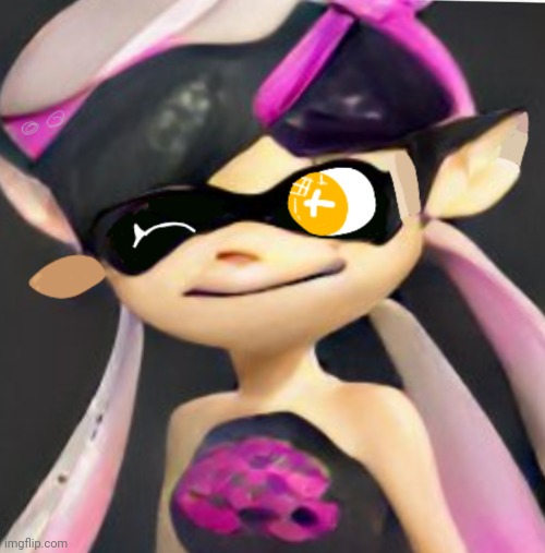 Callie is real!!?? ( an ai  drew this ) | image tagged in woah | made w/ Imgflip meme maker