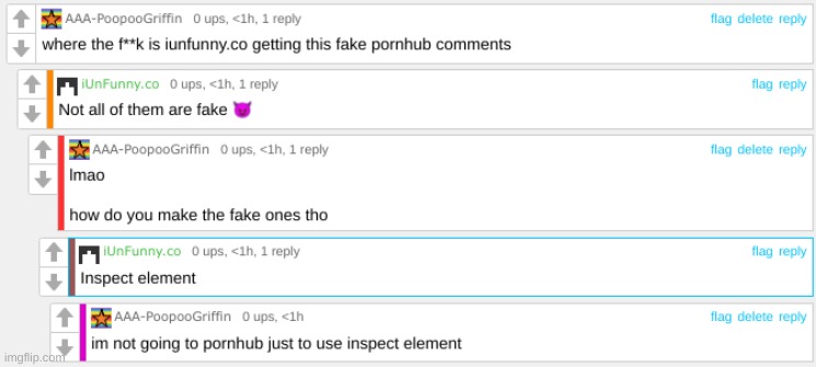 someone has to make a website where you can make fake phub comment memes | image tagged in memes,funny,comments,hub,no context,comment | made w/ Imgflip meme maker