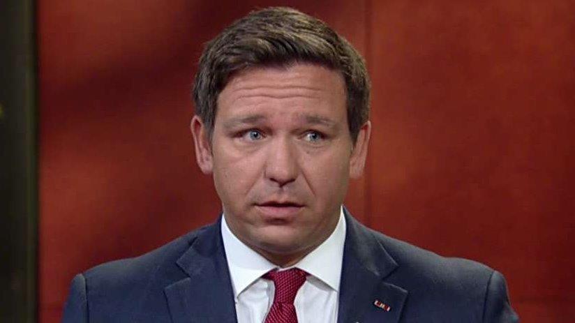 High Quality Ron DeSantis, afraid people will find out MAGA In Name Only Blank Meme Template