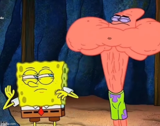 spongebob and patrick buff