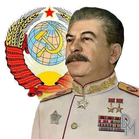 Figa che Chad che e Stalin dioporco Blank Meme Template