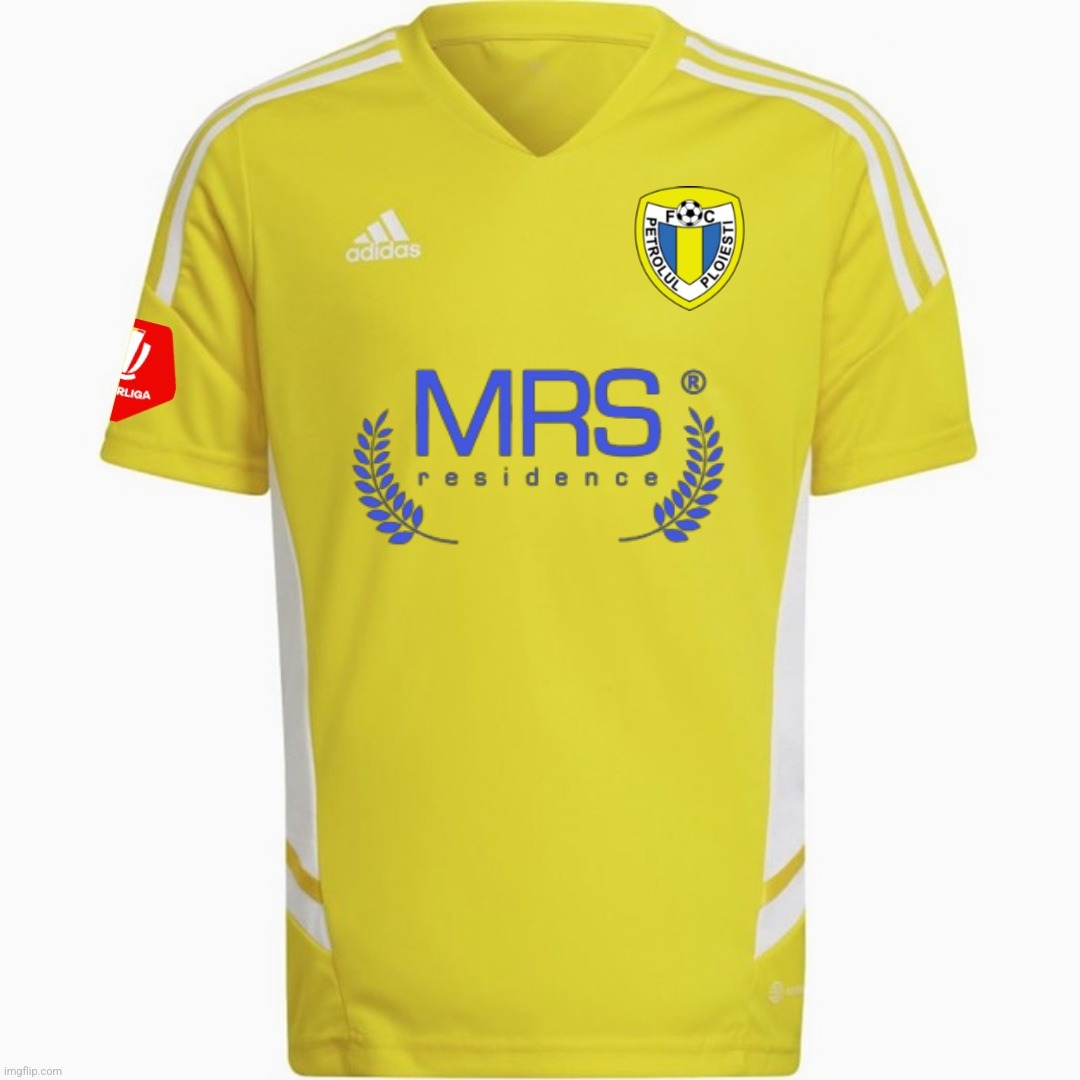 Adidas Petrolul Ploiesti SuperLiga Home Kit 2022/2023 | image tagged in futbol,romania,shirt | made w/ Imgflip meme maker