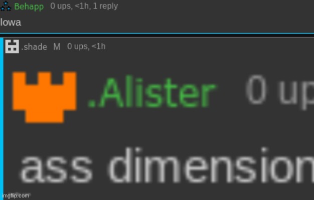 iowass dimension | made w/ Imgflip meme maker
