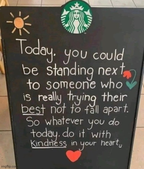 Great message | image tagged in signs,signs/billboards | made w/ Imgflip meme maker