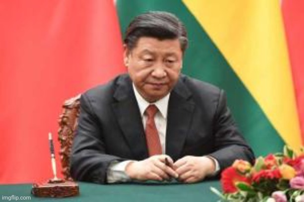 Sad Xi Jinping | image tagged in sad xi jinping | made w/ Imgflip meme maker