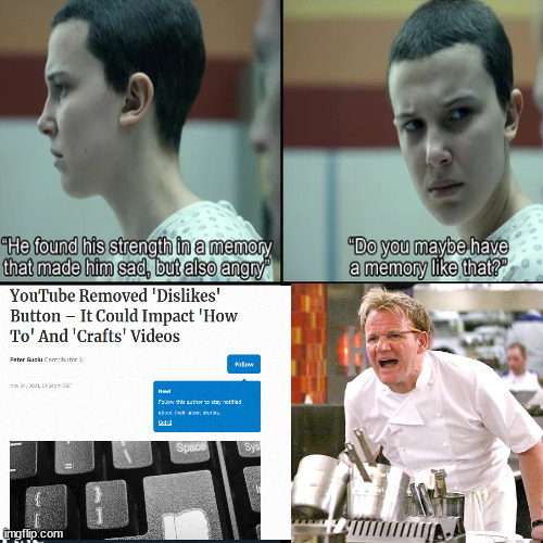 WHY | image tagged in eleven stranger things | made w/ Imgflip meme maker