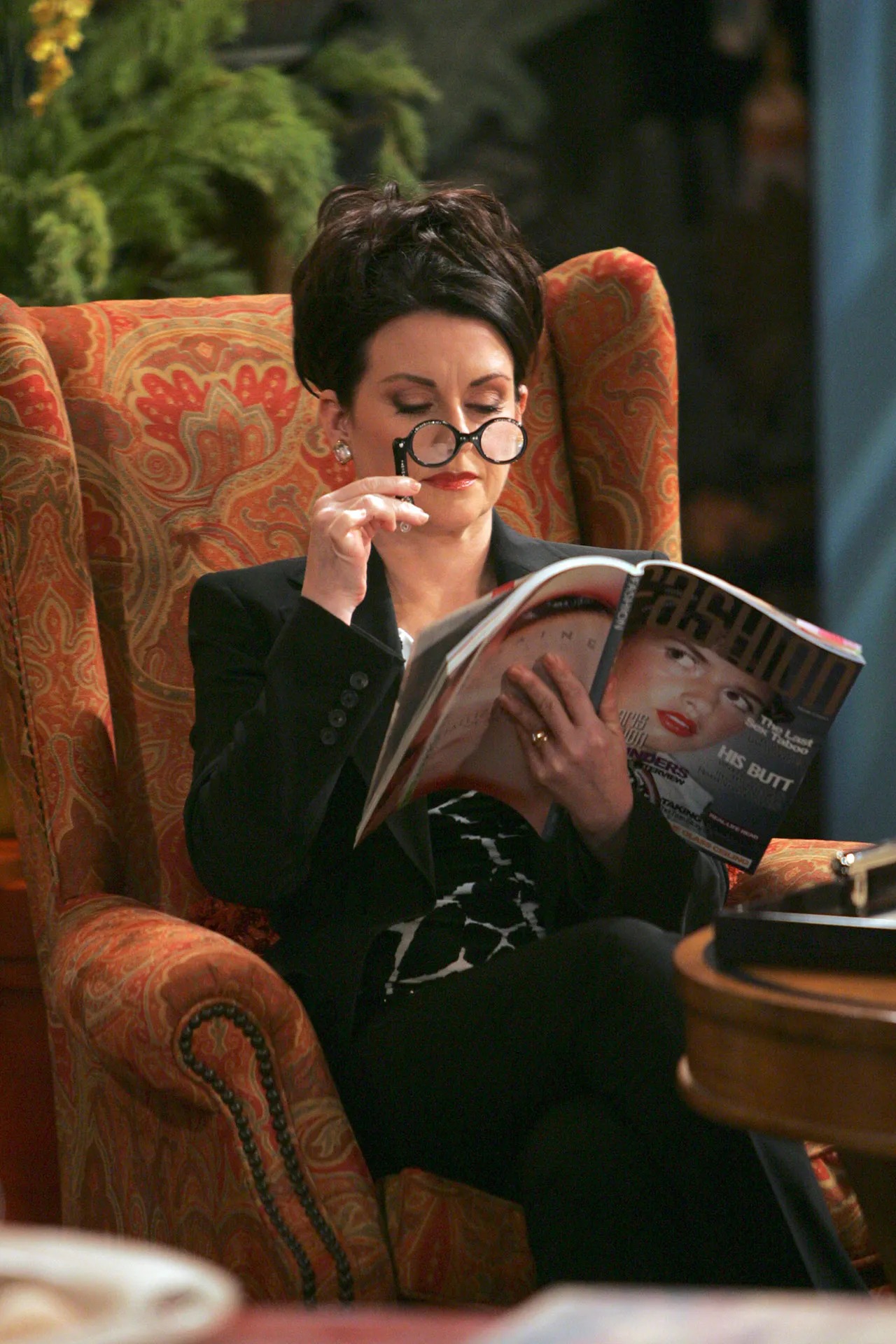 High Quality Karen Walker Reading Blank Meme Template