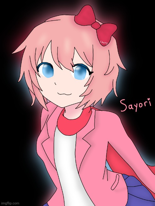 Drew my version of Sayori, what do you guys think? | made w/ Imgflip meme maker