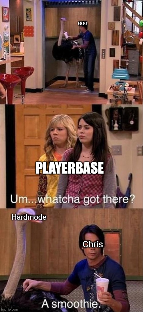 Um... watcha got there? A smoothie | GGG; PLAYERBASE; Hardmode; Chris | image tagged in um watcha got there a smoothie | made w/ Imgflip meme maker