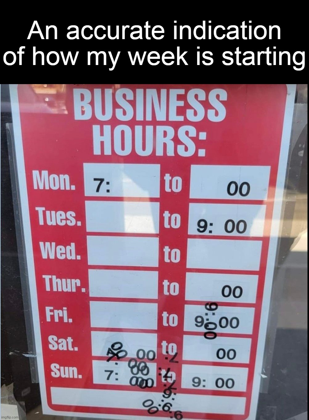 An accurate indication of how my week is starting | image tagged in meme,memes,humor,relatable | made w/ Imgflip meme maker