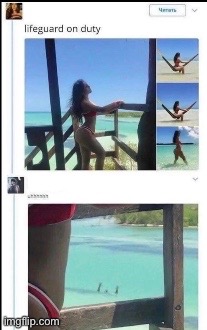 Mildésmallington lifeguard | made w/ Imgflip meme maker