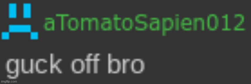 guck off bro | image tagged in guck off bro | made w/ Imgflip meme maker