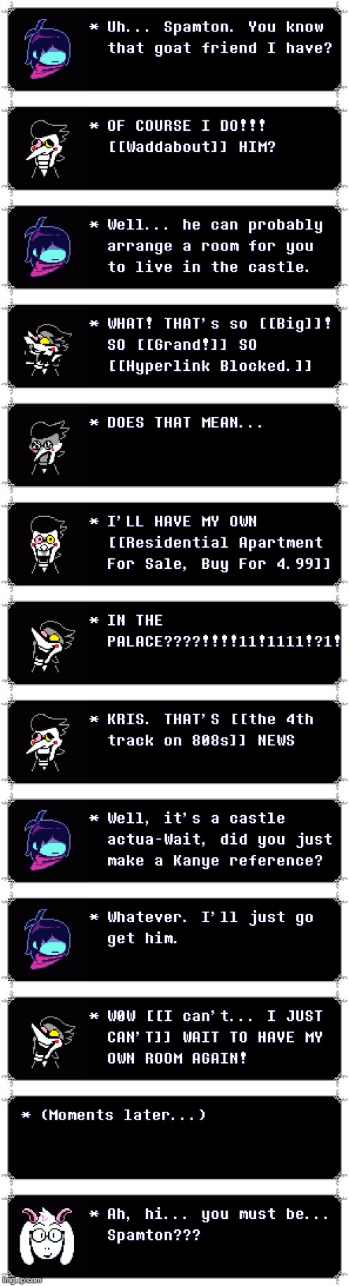 Pipis Chronicles, Pt. III (there was only one dark world Kris sprite) | image tagged in idk man they should make more sprites or smth | made w/ Imgflip meme maker