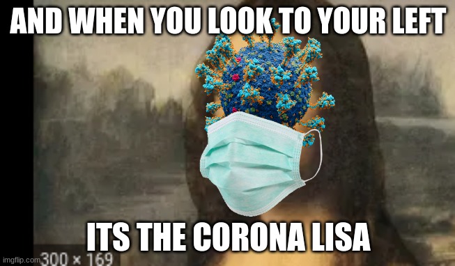 hehe | AND WHEN YOU LOOK TO YOUR LEFT; ITS THE CORONA LISA | image tagged in baby toes | made w/ Imgflip meme maker