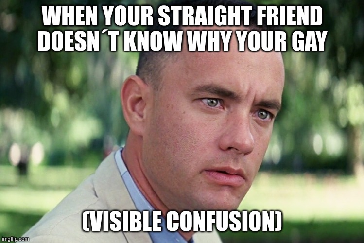 And Just Like That | WHEN YOUR STRAIGHT FRIEND DOESN´T KNOW WHY YOUR GAY; (VISIBLE CONFUSION) | image tagged in memes,and just like that | made w/ Imgflip meme maker