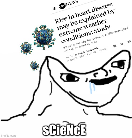 ABC Science Heat Heart Changes | sCieNcE | image tagged in science,covid,smart,media,medicine | made w/ Imgflip meme maker