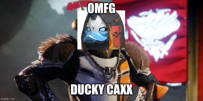 Destiny shitpost | OMFG; DUCKY CAXX | image tagged in destiny 2 | made w/ Imgflip meme maker