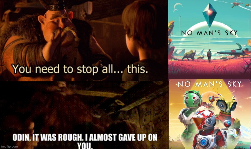 No Man's Sky In 6 years. | image tagged in no man's sky | made w/ Imgflip meme maker