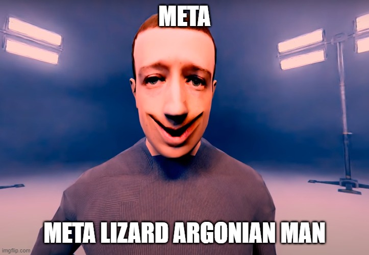 META; META LIZARD ARGONIAN MAN | made w/ Imgflip meme maker