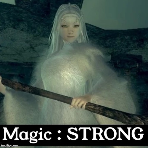you know my magic is strong | image tagged in dark souls | made w/ Imgflip meme maker