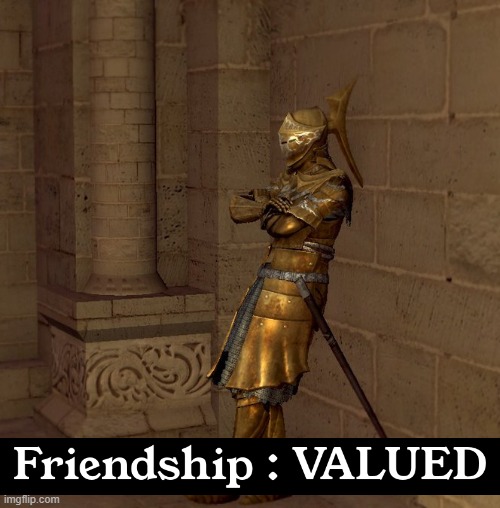 High Quality friendship : VALUED Blank Meme Template