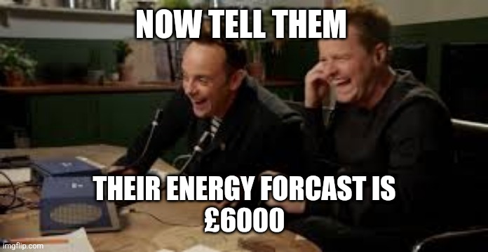 Boris is incompetent | NOW TELL THEM; THEIR ENERGY FORCAST IS
£6000 | image tagged in crisis,boris johnson | made w/ Imgflip meme maker