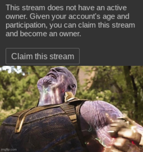 this is NOT a new update | image tagged in thanos power | made w/ Imgflip meme maker