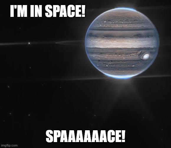 Thank you, Wheatley!!! | I'M IN SPACE! SPAAAAAACE! | image tagged in portal 2,portal,space | made w/ Imgflip meme maker