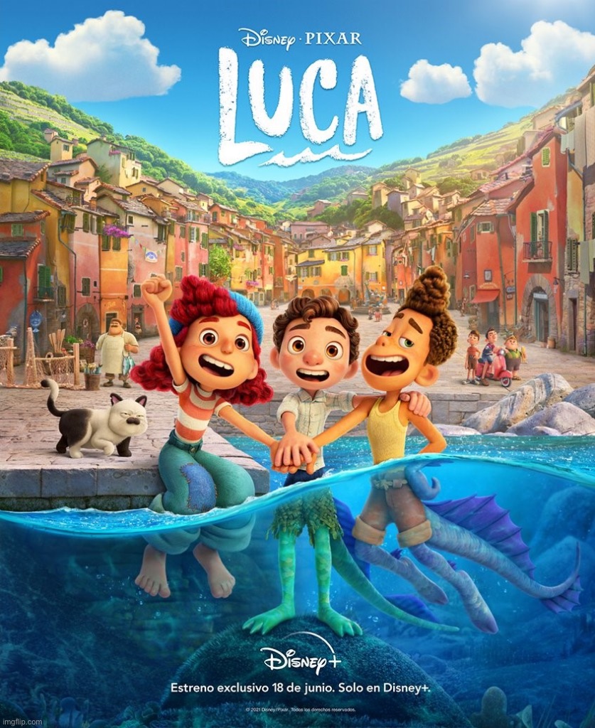 Luca movie Disney Pixar | image tagged in luca movie disney pixar | made w/ Imgflip meme maker