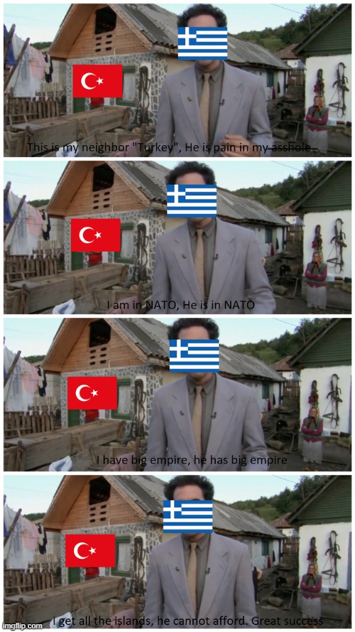 Greece Over Turkey | image tagged in history memes | made w/ Imgflip meme maker