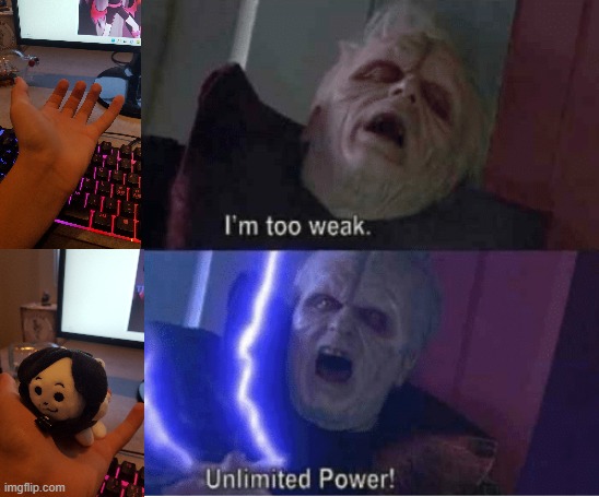 When the power overflows | image tagged in temmie | made w/ Imgflip meme maker