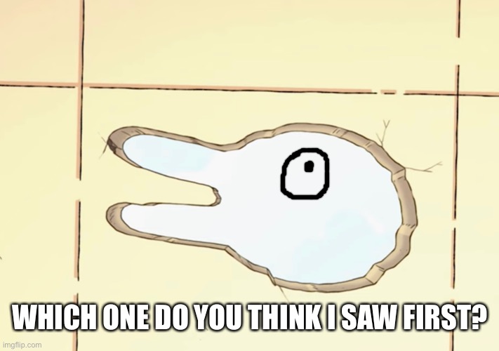 WHICH ONE DO YOU THINK I SAW FIRST? | made w/ Imgflip meme maker