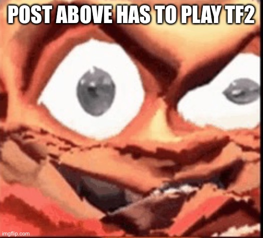 you are not immune to propaganda | POST ABOVE HAS TO PLAY TF2 | image tagged in soldier from the popular game team fortress 2 | made w/ Imgflip meme maker