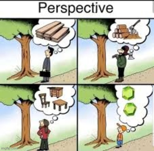 Perspective. | made w/ Imgflip meme maker