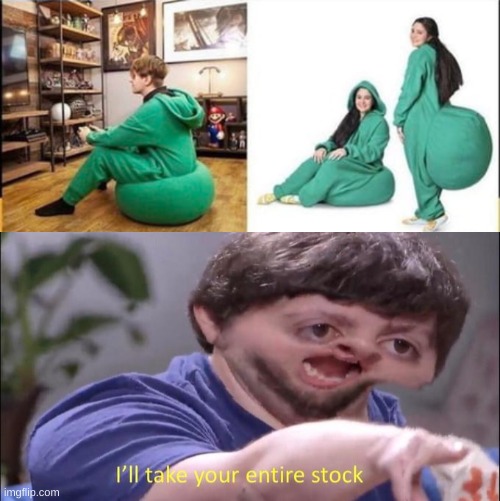 Who else would buy this? | image tagged in i'll take your entire stock,beans,bags,bruh,whyyy | made w/ Imgflip meme maker