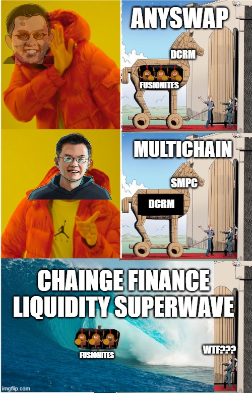 Fusionites don't give up | ANYSWAP; DCRM; FUSIONITES; MULTICHAIN; SMPC; DCRM; CHAINGE FINANCE LIQUIDITY SUPERWAVE; WTF??? FUSIONITES | image tagged in fusionites don't give up | made w/ Imgflip meme maker