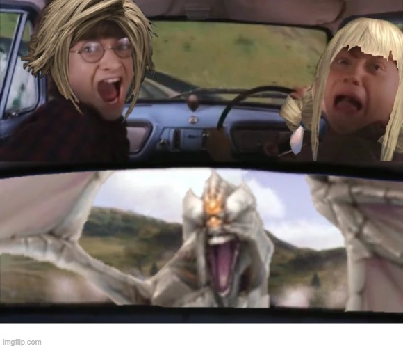 Vaan and Penelo Screaming Archaeoaevis | image tagged in final fantasy xii,vaan,penelo,archaeoaevis,harry potter,ron weasley | made w/ Imgflip meme maker