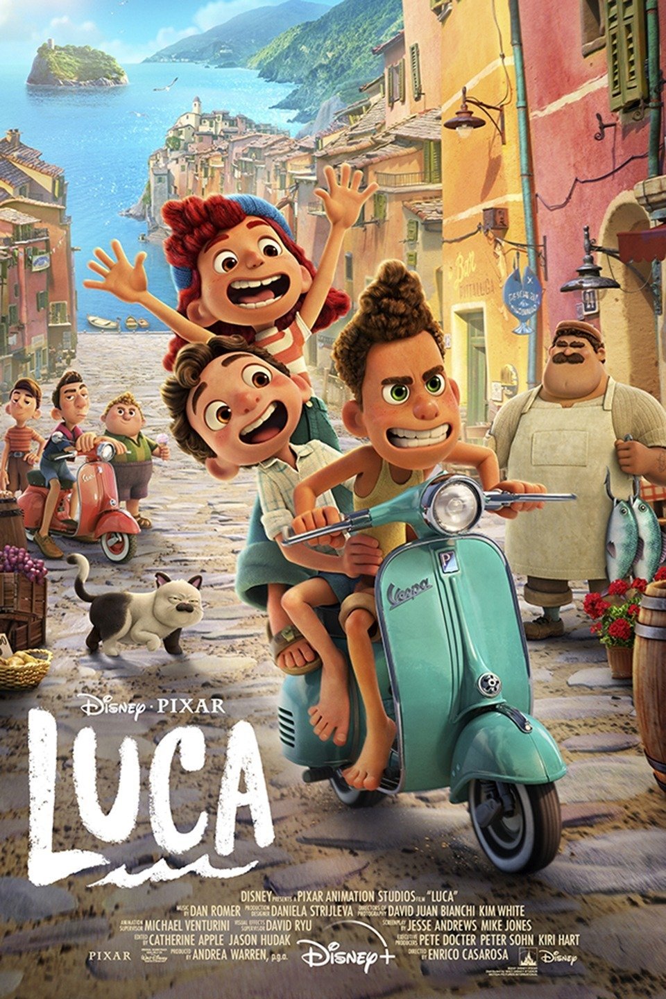 High Quality Luca Disney Pixar movie Blank Meme Template