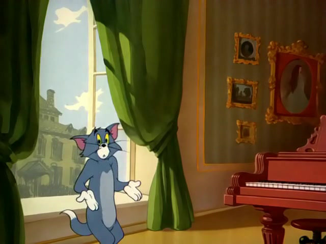 High Quality Tom and Jerry Tom Shrugging Blank Meme Template