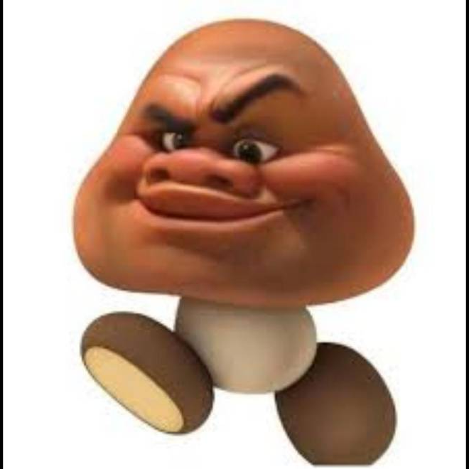 cursed goomba Blank Meme Template